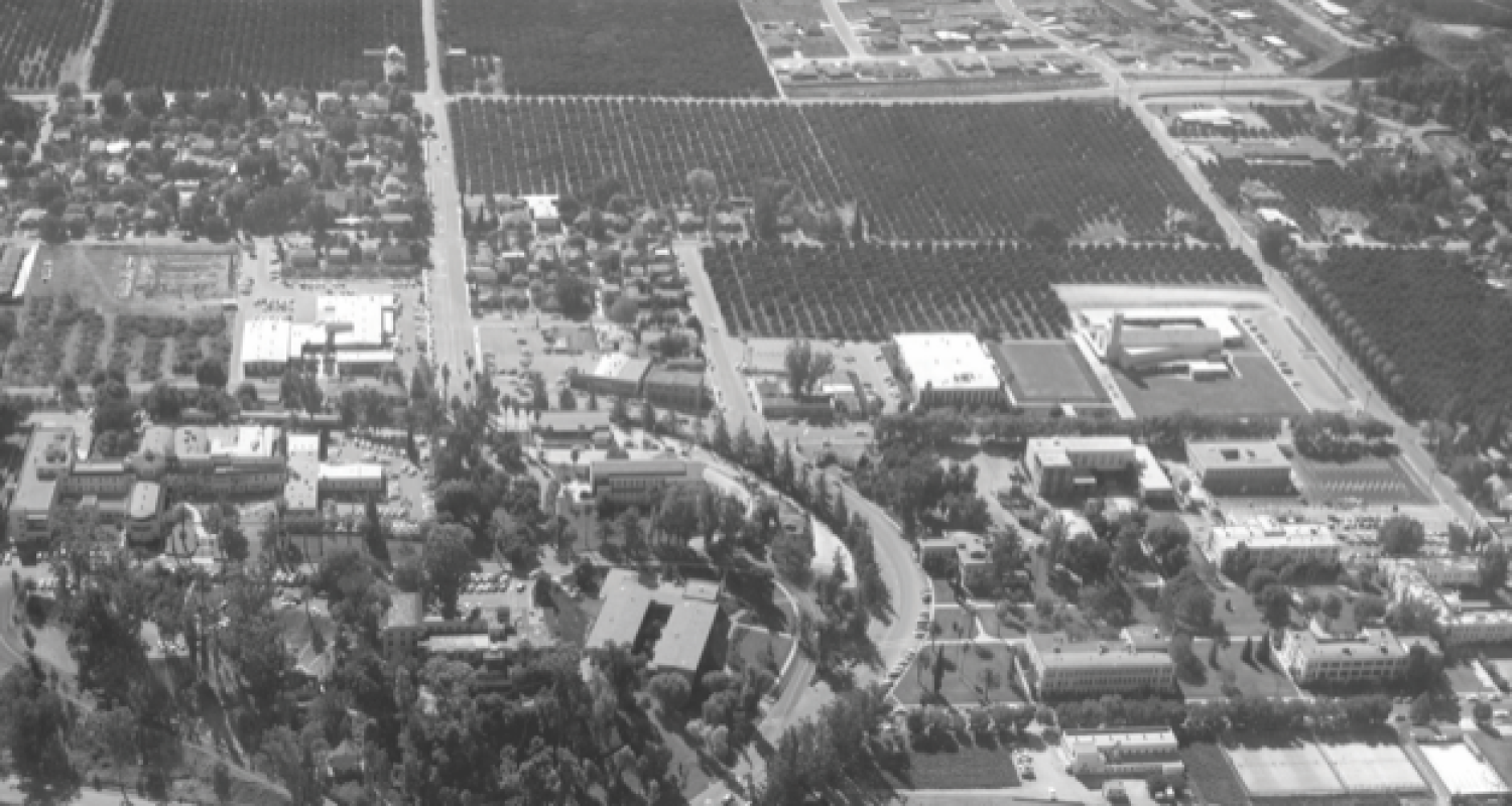 PastedGraphic-2 Pictured above is an aerial view of the College of Medical Evangelists campus circa 1956.