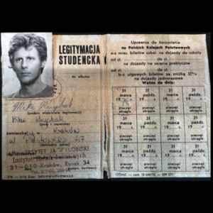 Photo of Mike Kryshak's student ID from Poland