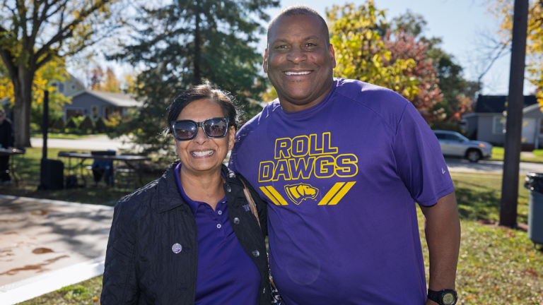 Man and Woman at Homecoming 2026