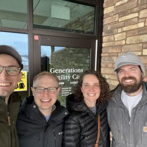 David and Ryan Specht-Boardman with Maggie and Ben Lofgren