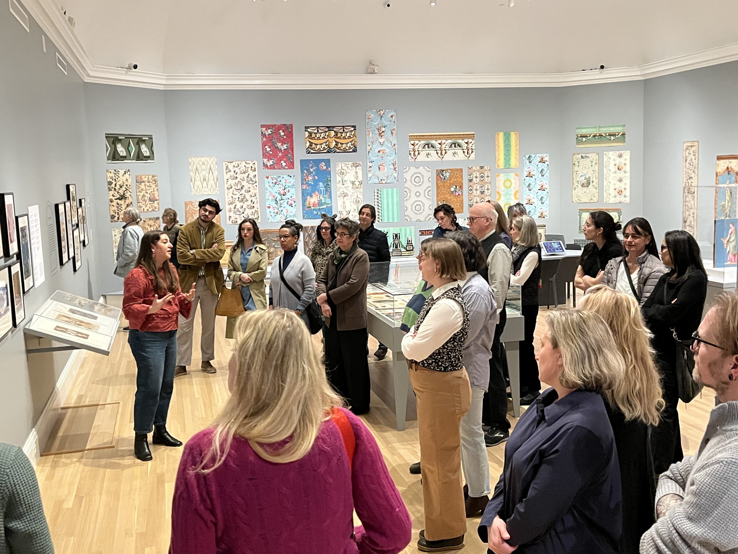 Club of Rhode Island Curator Tour of The Art of French Wallpaper Design by Carl Henschel
