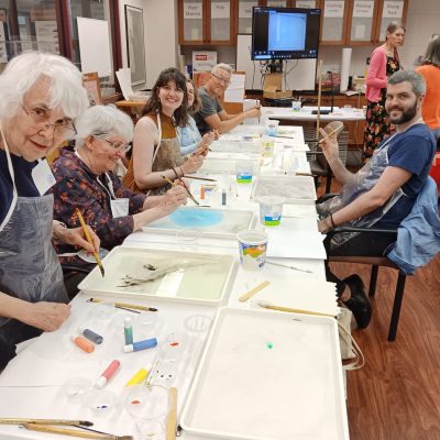 Club of Atlanta Suminagashi Workshop