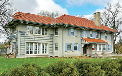 An photo taken of the Fellows' home at 1527 Broad Street taken in 2023.