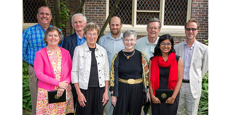 Group photo with the 2016 Alumni Award Recipients.