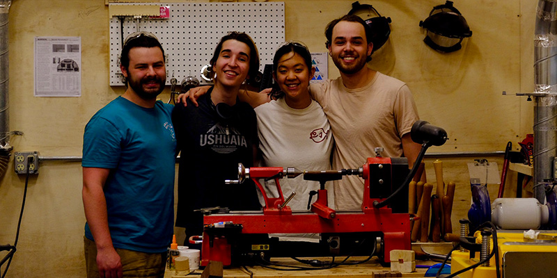 Sam Sirna `25, Jana Vadillo `26, Nina Vo `25, and Jonah Pratt `24