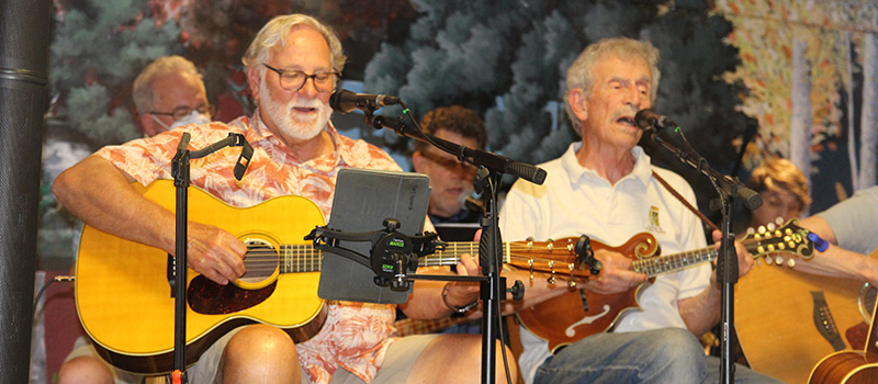 Professor Emertius Sigmund Barber and Professor Emeritus Sandy Moffett