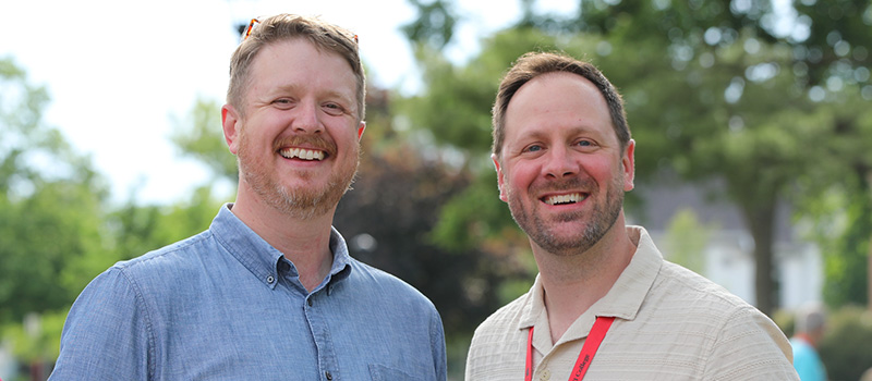 Colin Bernard ’04 and Nick Malinowski ’04
