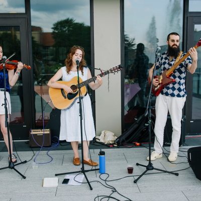 Student band performing