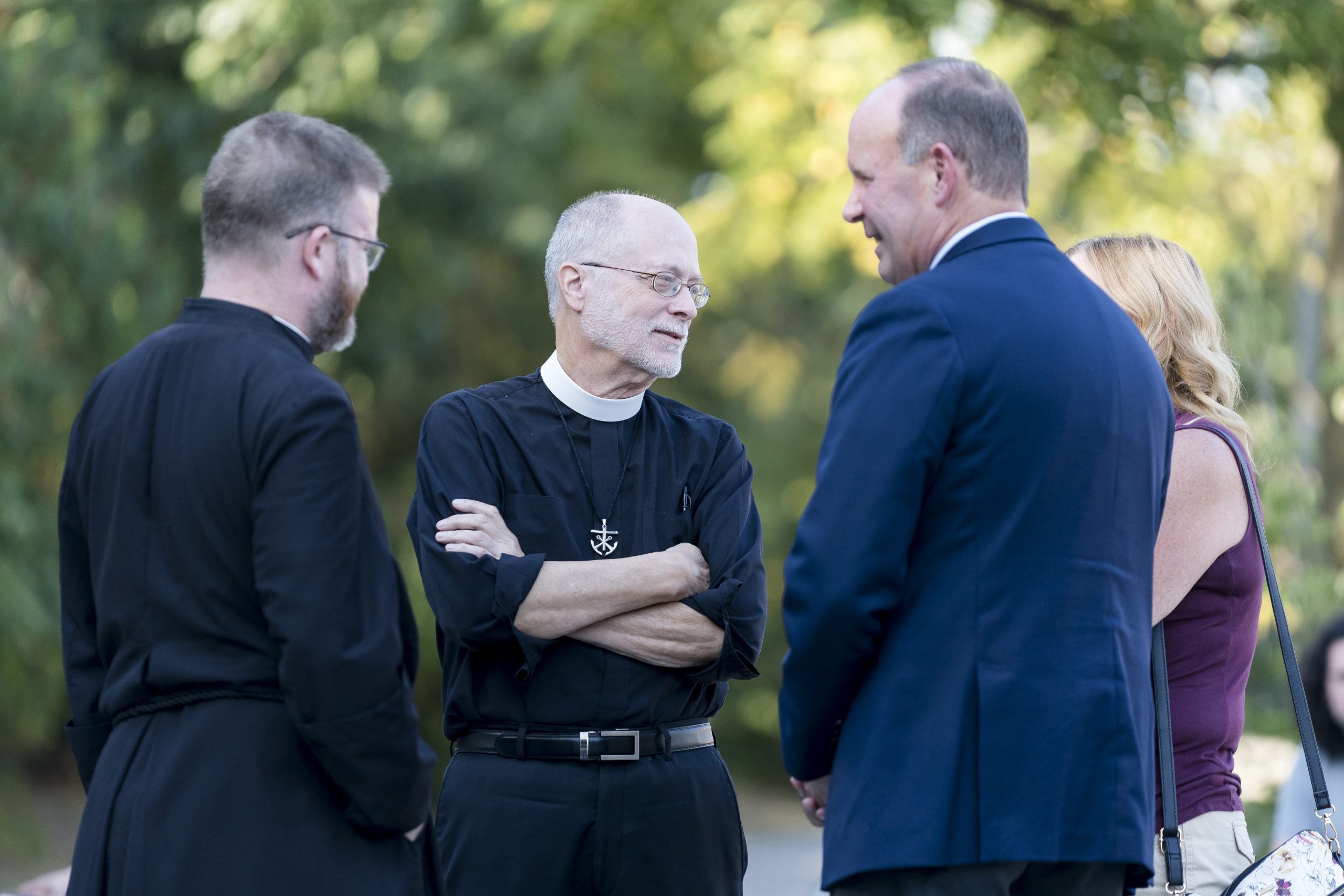 Founder’s Day events occur on Holy Cross College’s campus on Thursday, Sept. 19, 2024.