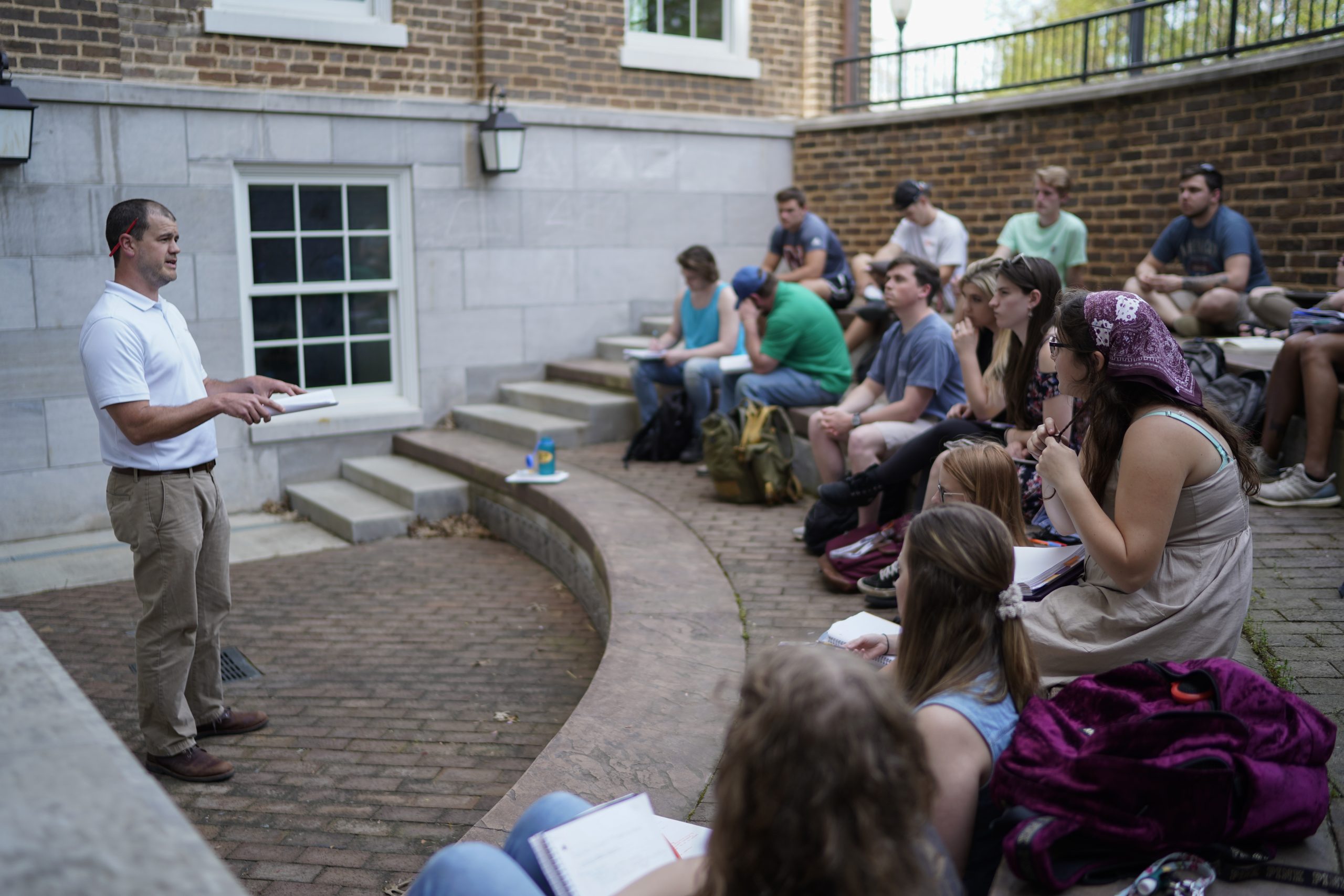 Maryville College outdoor classroom