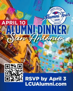 Flyer to Reserve spot for for Dinner in San Antonio by April 3rd